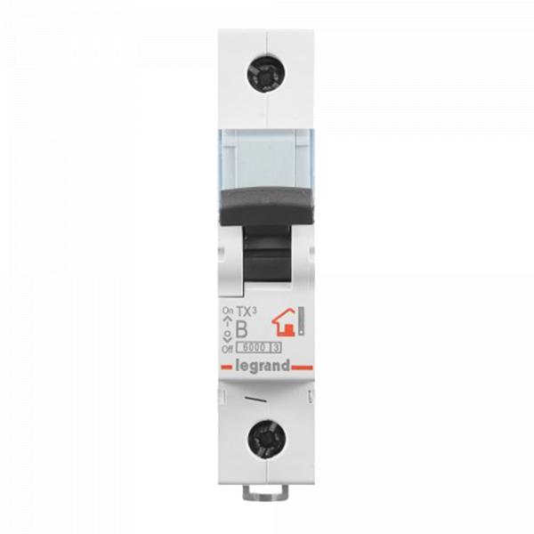 gallery-0 Автоматический выключатель Legrand TX3 B20A 1П 6000. Артикул	403973