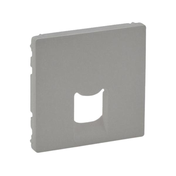 gallery-0 Панель лицевая Legrand розеток RJ11, RJ45 серии Valena-Life. Цвет Алюминий. Артикул	755412