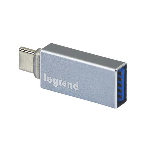 gallery-1 Адаптер Legrand USB Type A / USB Type C. Артикул	50692