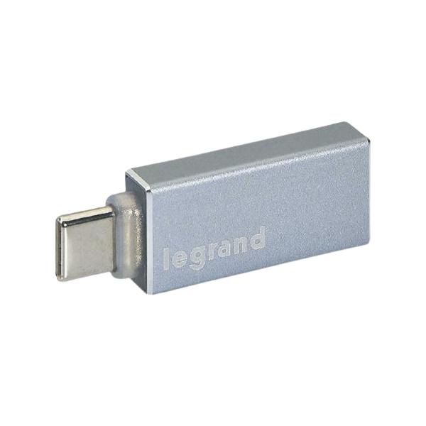 gallery-main Адаптер Legrand USB Type A / USB Type C. Артикул	50692
