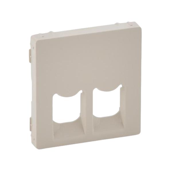 gallery-0 Панель лицевая Legrand розеток 2хRJ11, RJ45 серии Valena-Life. Цвет Слоновая кость. Артикул	755421