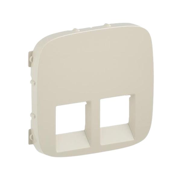 gallery-0 Панель лицевая Legrand розеток 2хRJ11, RJ45 серии Valena-Allure. Цвет Слоновая кость. Артикул	755426