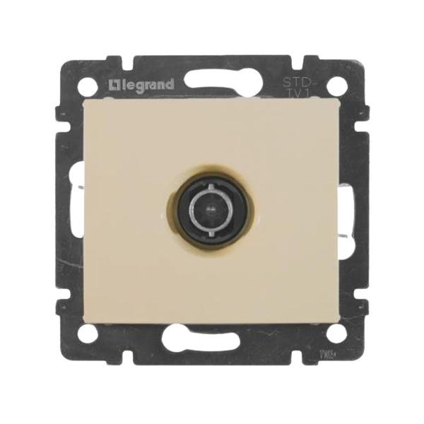 gallery-0 Розетка TV Legrand 1.5dB звезда серии Valena. Цвет Слоновая кость. Артикул	774329