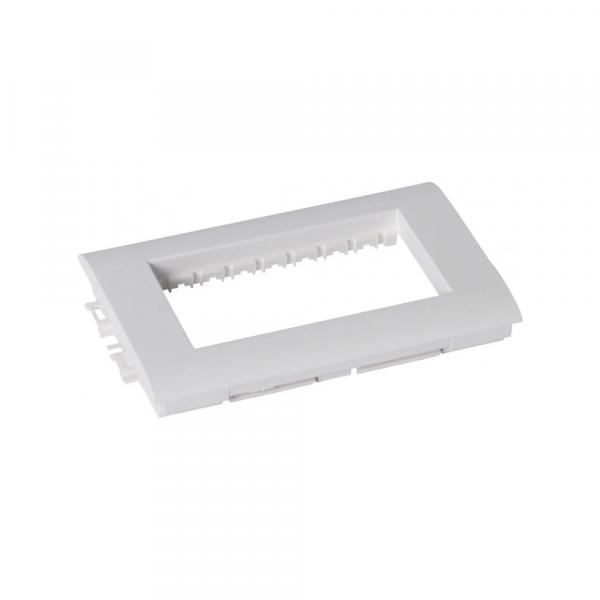gallery-0 Суппорт Legrand 85х50, 100х50 и 130х50 мм 4 модуля для кабель-каналов Metra. серия Mosaic. Артикул 638072