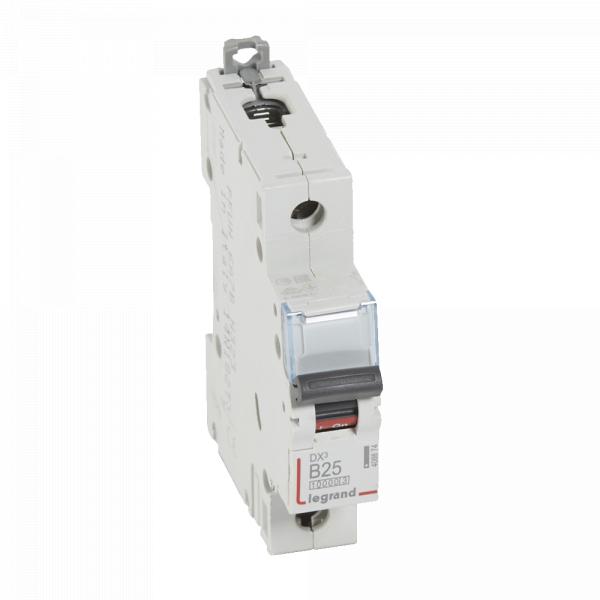 gallery-1 Автоматический выключатель Legrand DX3 1P B25 10000A. Артикул 408874