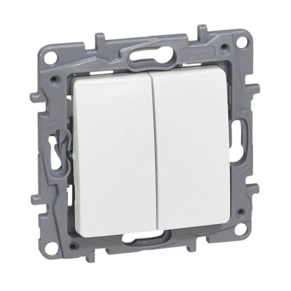 gallery-0 Переключатель Legrand Niloe 10 AX - 6А 250В~ белый Артикул 764509