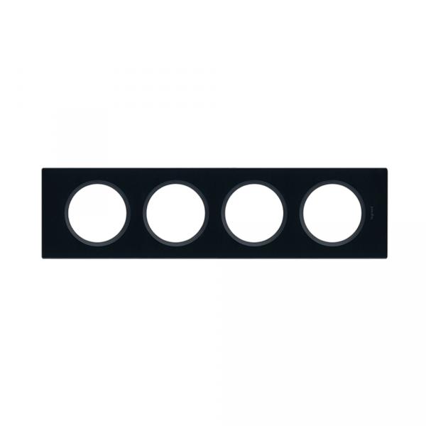 gallery-0 Рамка Legrand Celiane 4 поста Смальта Графит Артикул 69304