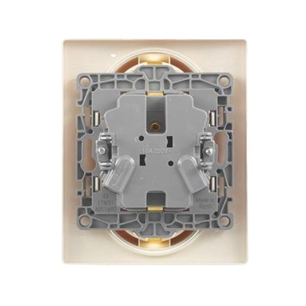 gallery-2 Розетка Legrand 2 x 2К+З - немецкий стандарт - 16 А - 250 В~ серии Etika. Цвет Слоновая кость. Артикул	672323