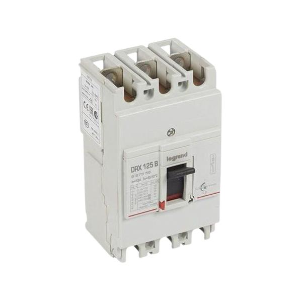 gallery-0 Силовой автоматический выключатель Legrand DRX 125 B 25 кА - 415 В~ - 3П - 63A. Артикул	667356
